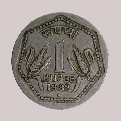 One Rupee Commemorative (1982)